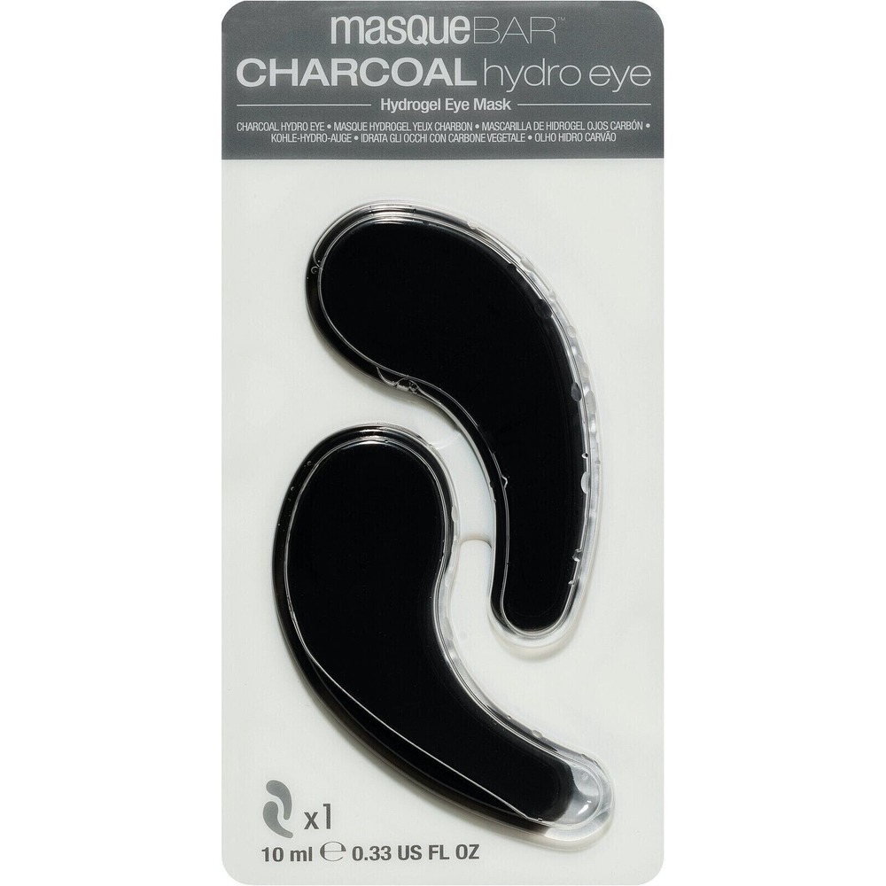 Masque Bar - Hyrdogel Charcoal Hydro Eye Mask Hydrating Soothing Nourish 1 Pair